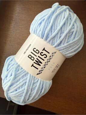 Big Twist Posh Yarn - Blueberry Smoothie Light Blue
